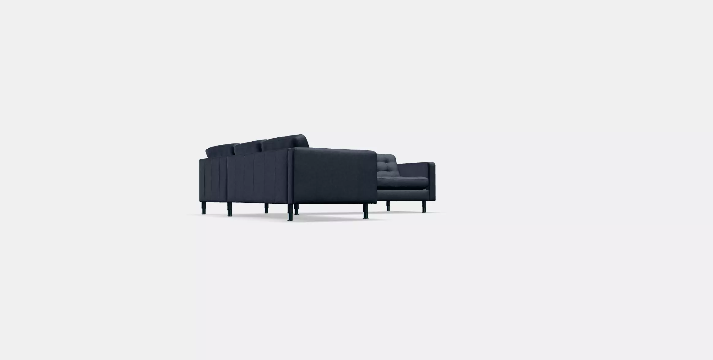 LANDSKRONA Corner sofa 5-seat 1 Low-poly 3D model_0