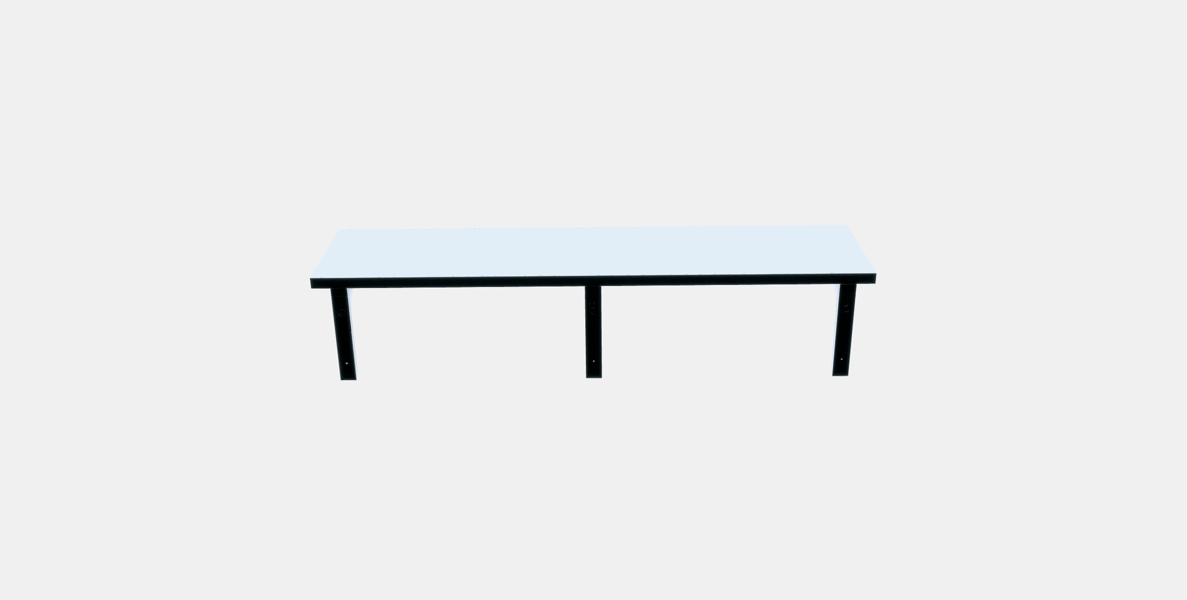 BERGSHULT - RAMSHULT Wall shelf 3 Low-poly 3D model_7