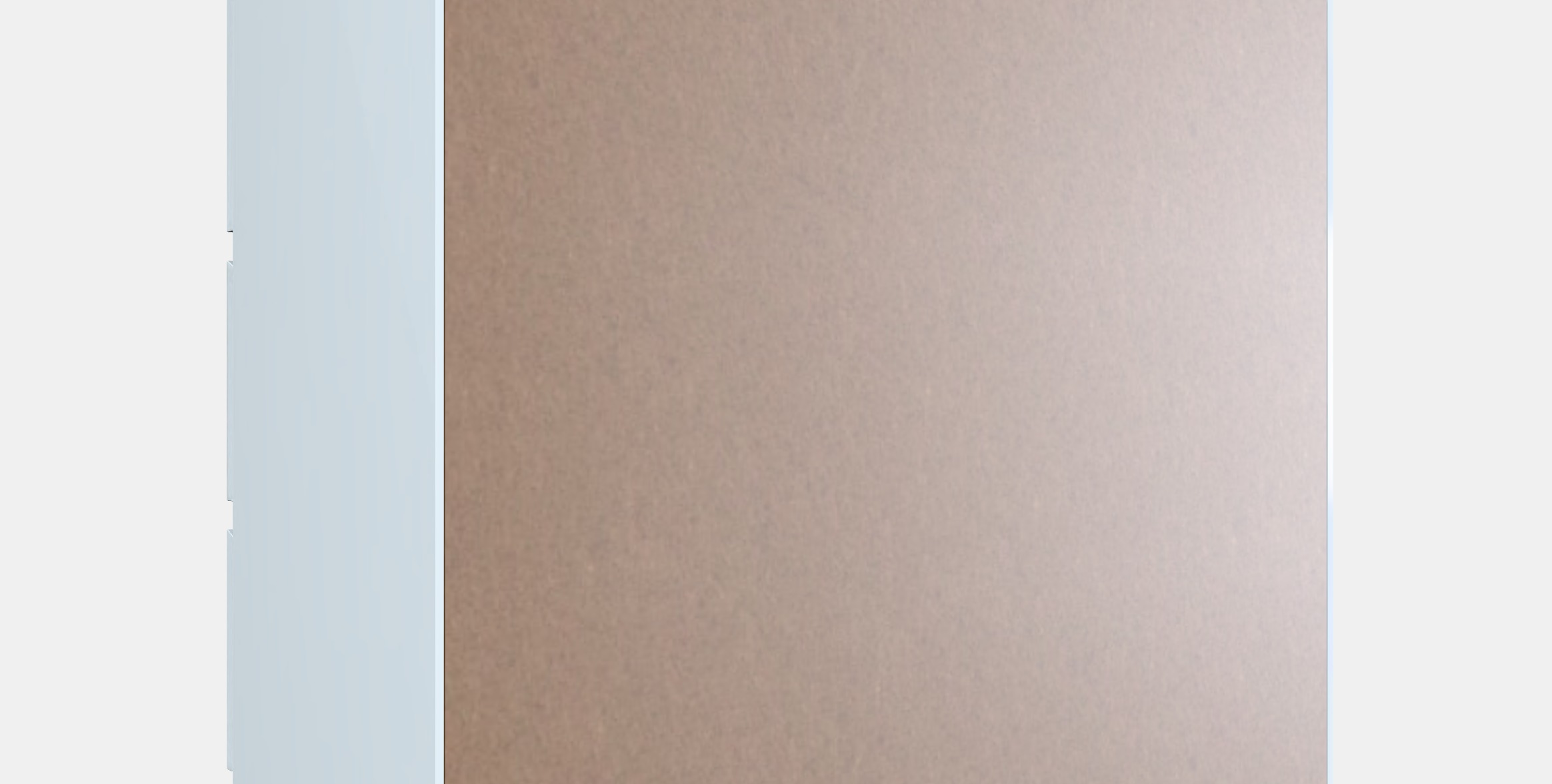 MALM Chest of 3 drawers 3 Low-poly 3D model_2