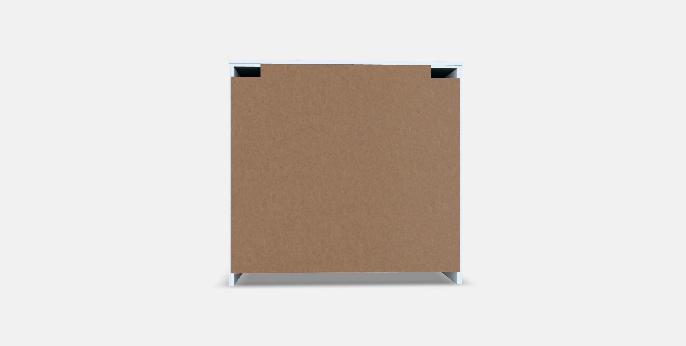 MALM Chest of 3 drawers 3 Low-poly 3D model_14