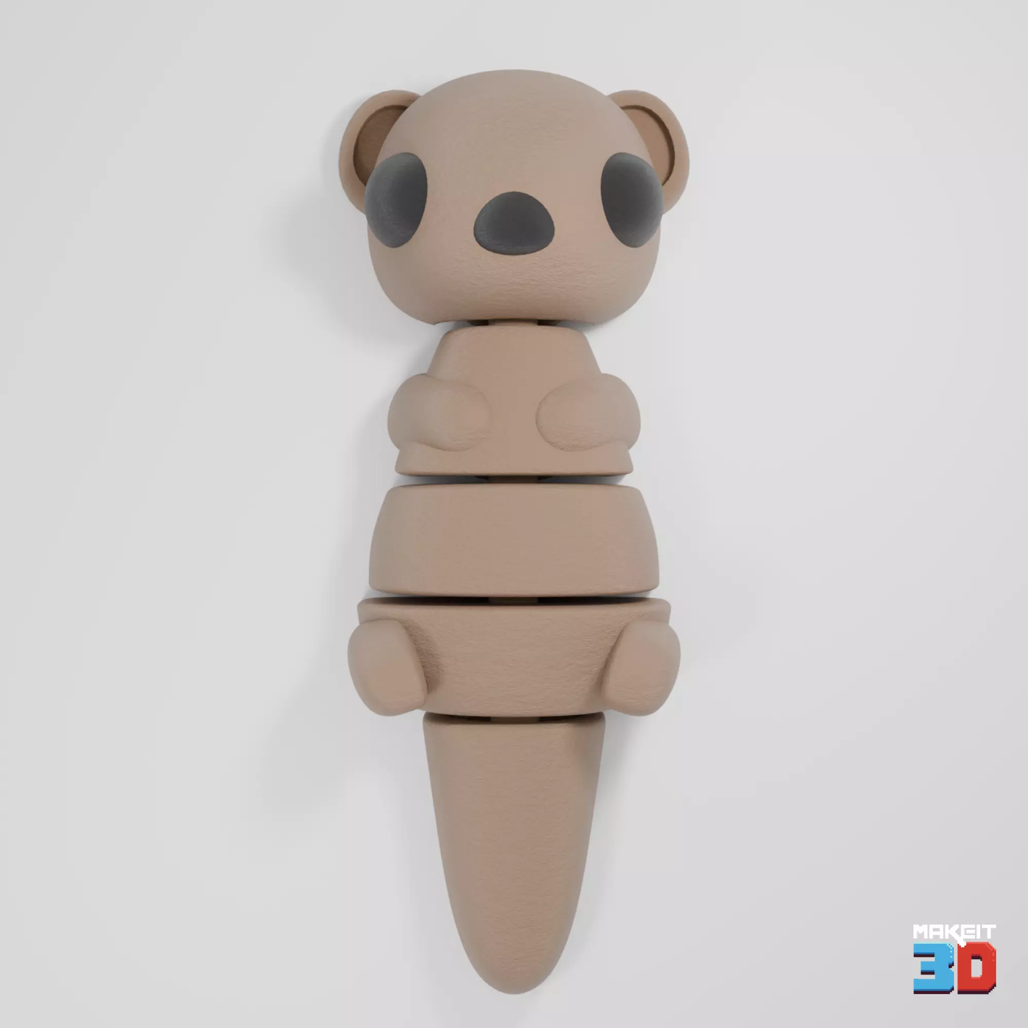 3D Printable Articulated Otter Free 3D print model
