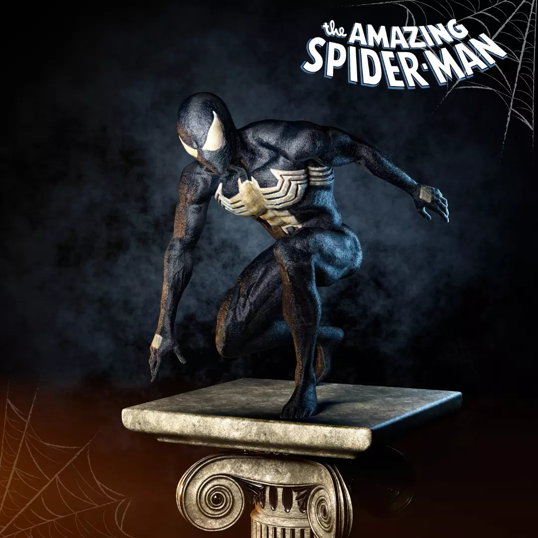 Symbiote Spiderman 3D print model