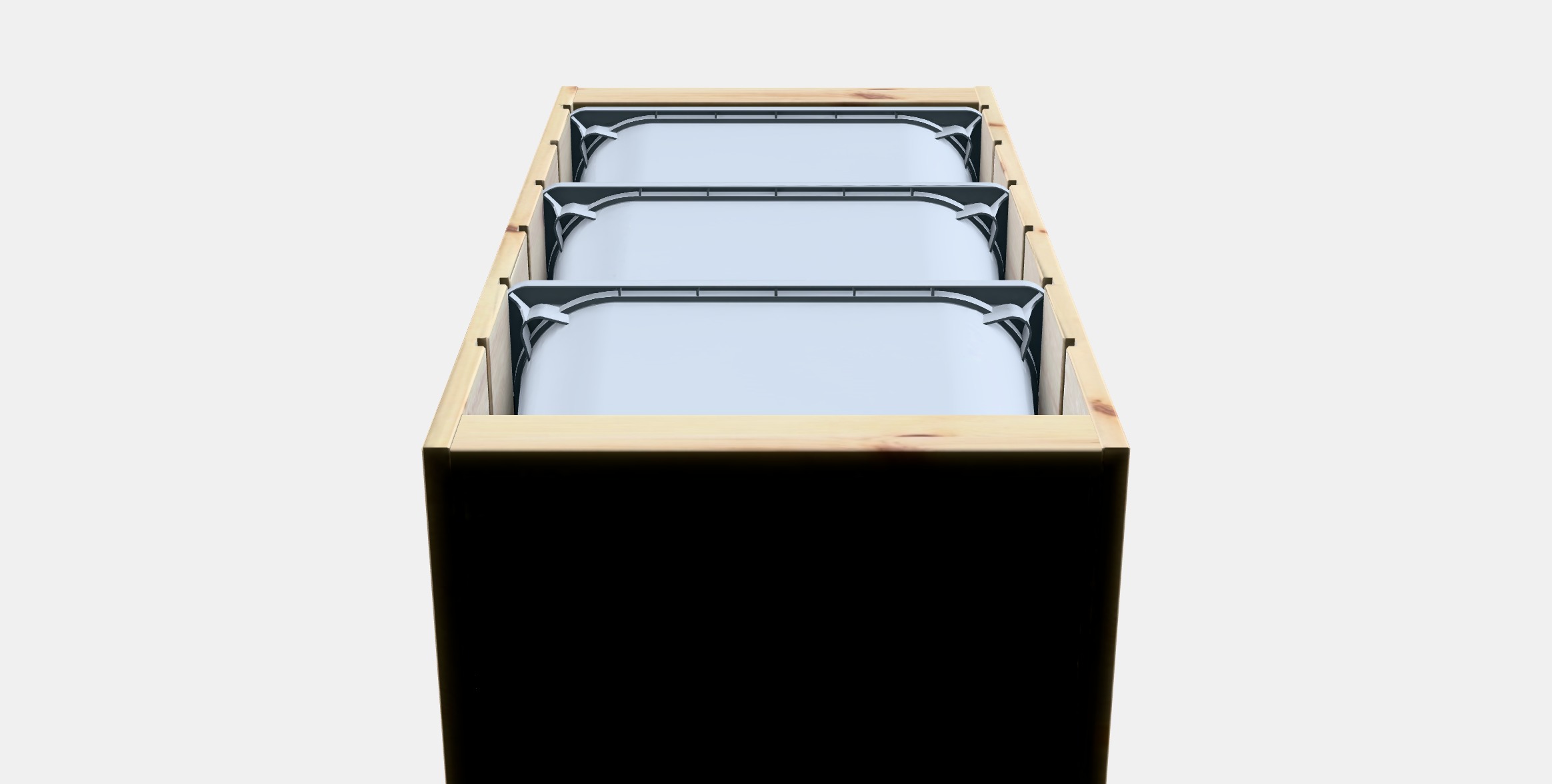 TROFAST Storage combination with boxes 14 Low-poly 3D model_10
