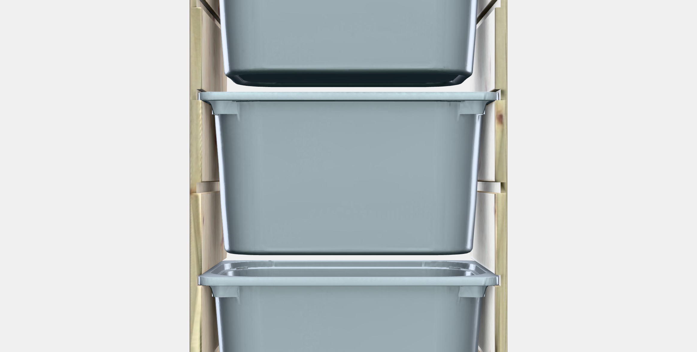 TROFAST Storage combination with boxes 14 Low-poly 3D model_11