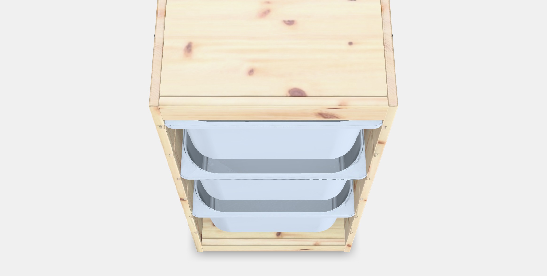 TROFAST Storage combination with boxes 14 Low-poly 3D model_2