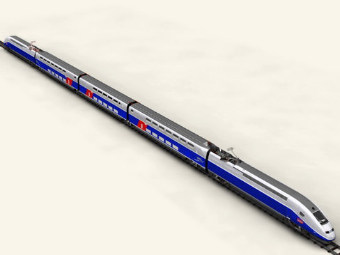 TGV Duplex 3D model_1