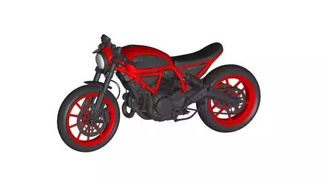 Ducati Scrambler 3D model