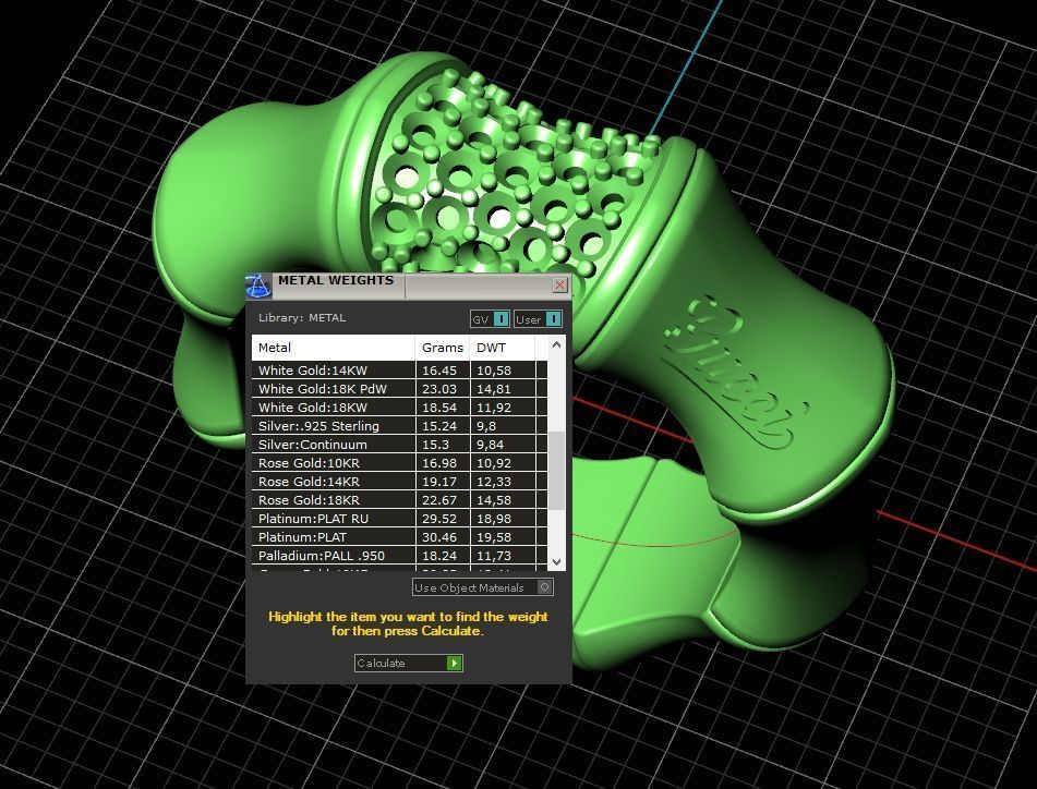 Gucci ring Bamboo 1364 3D print model_7