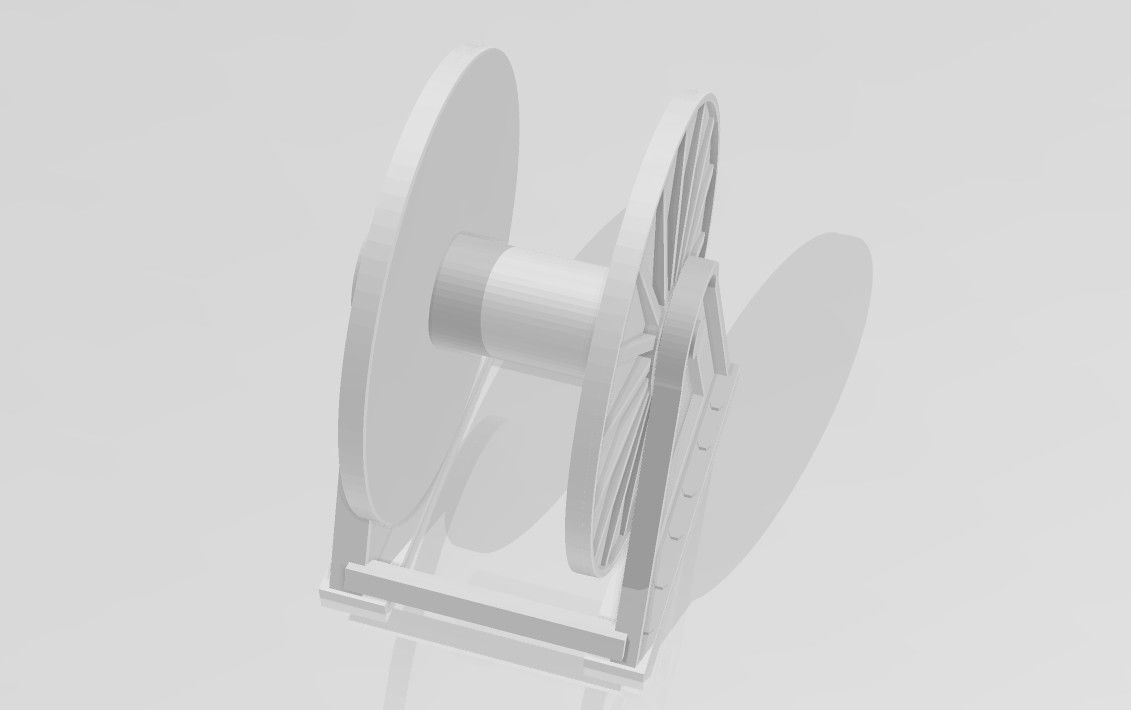 SIMPLE REEL FOR CABLE OR MOORING LINE FOR A MODEL SHIP 3D print model_4