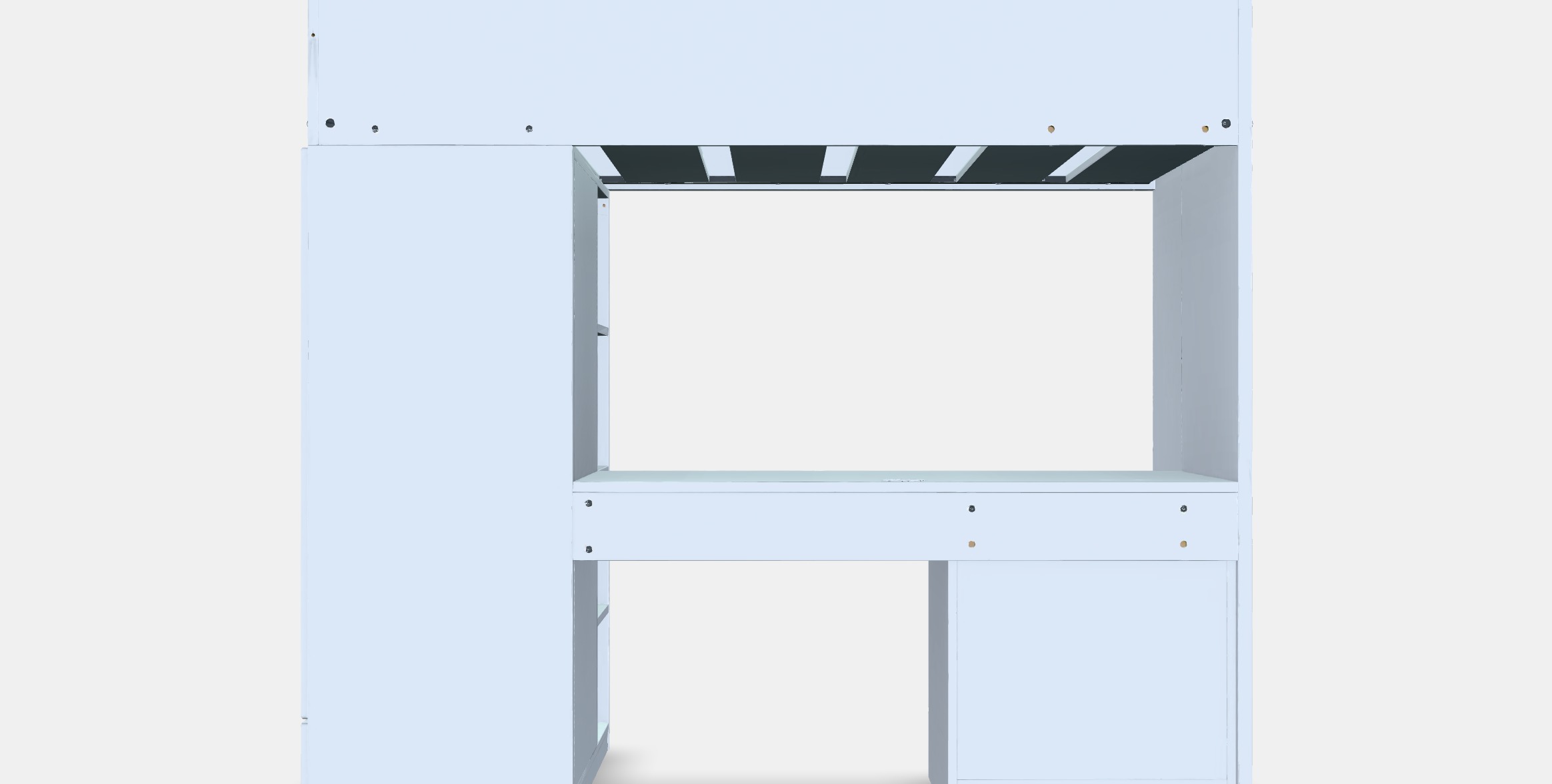 SMASTAD Loft bed 1 Low-poly 3D model_15