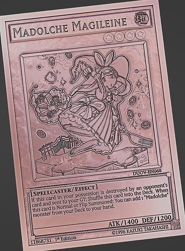 Madolche Magileine - yu-gi-oh 3D print model