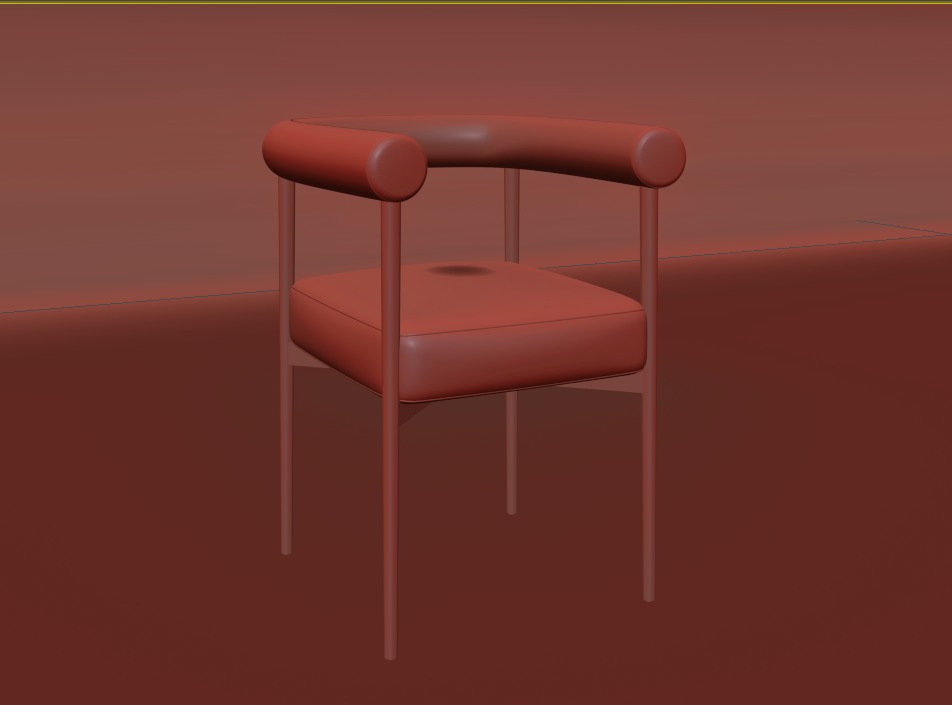 Modern Chair 3D model_7
