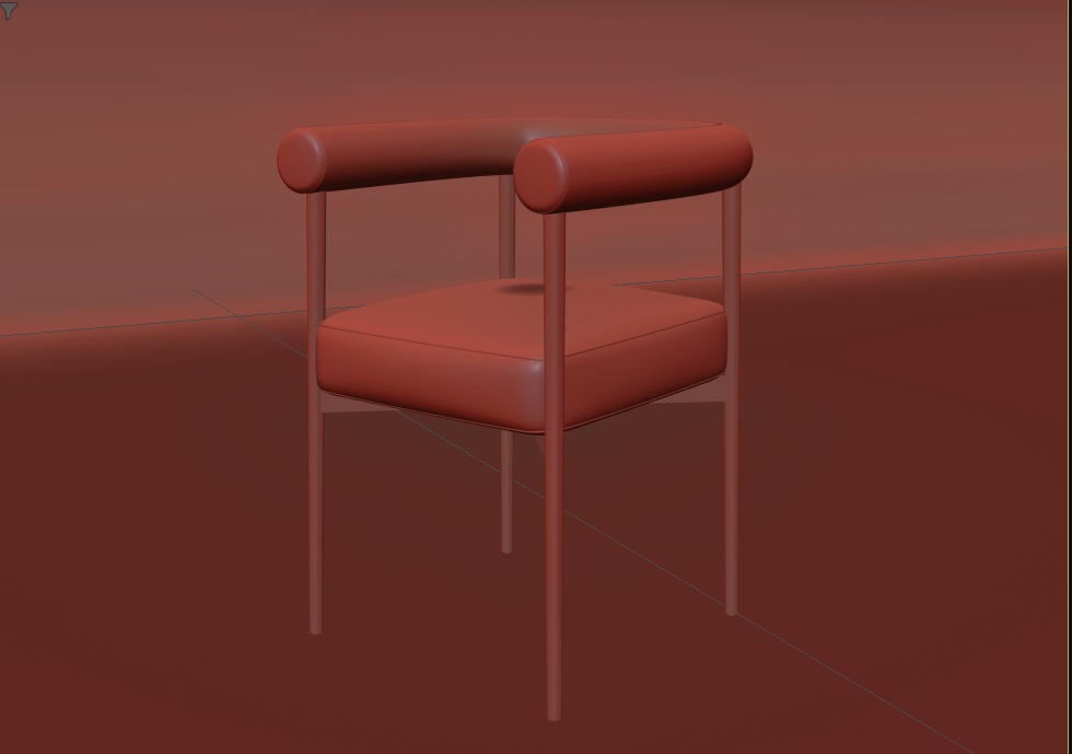 Modern Chair 3D model_5