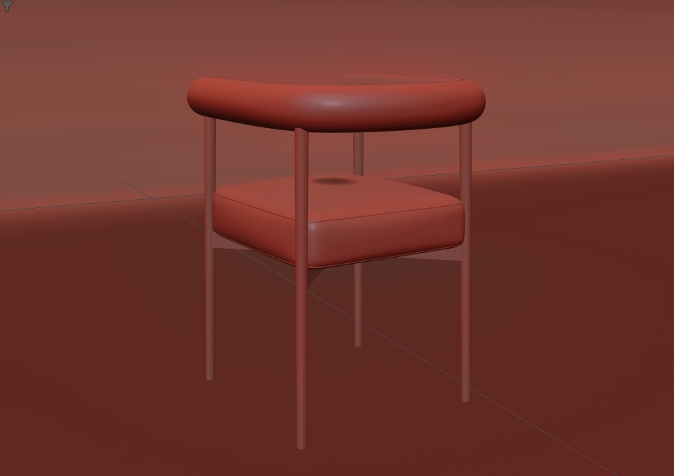 Modern Chair 3D model_8