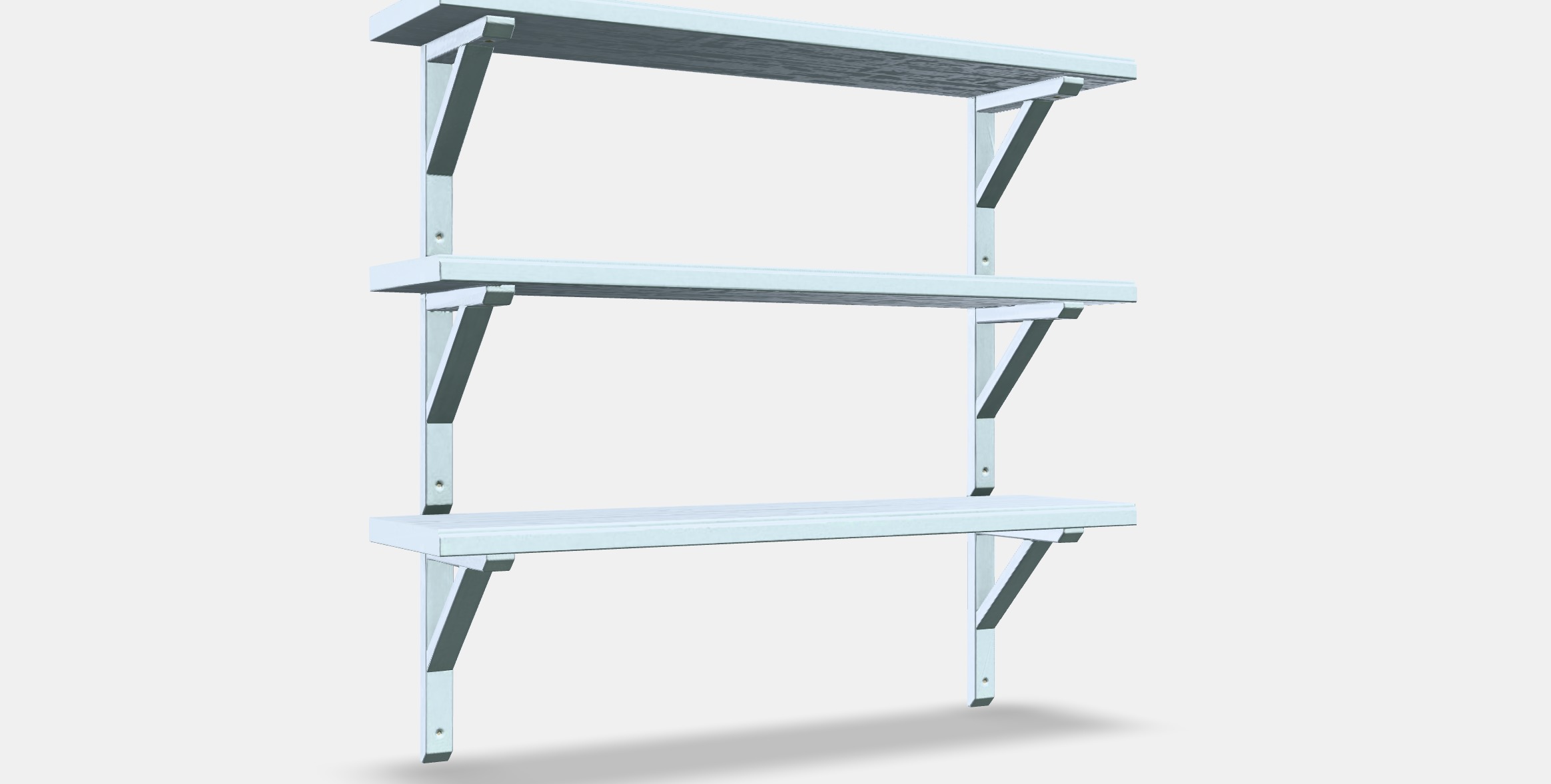 TRANHULT - SANDSHULT Wall shelf combination Low-poly 3D model_9