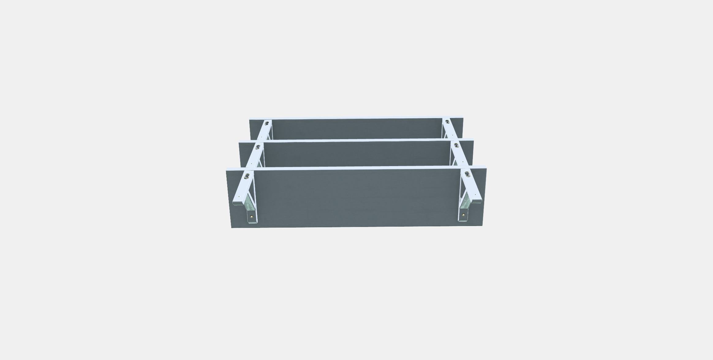 TRANHULT - SANDSHULT Wall shelf combination Low-poly 3D model_7