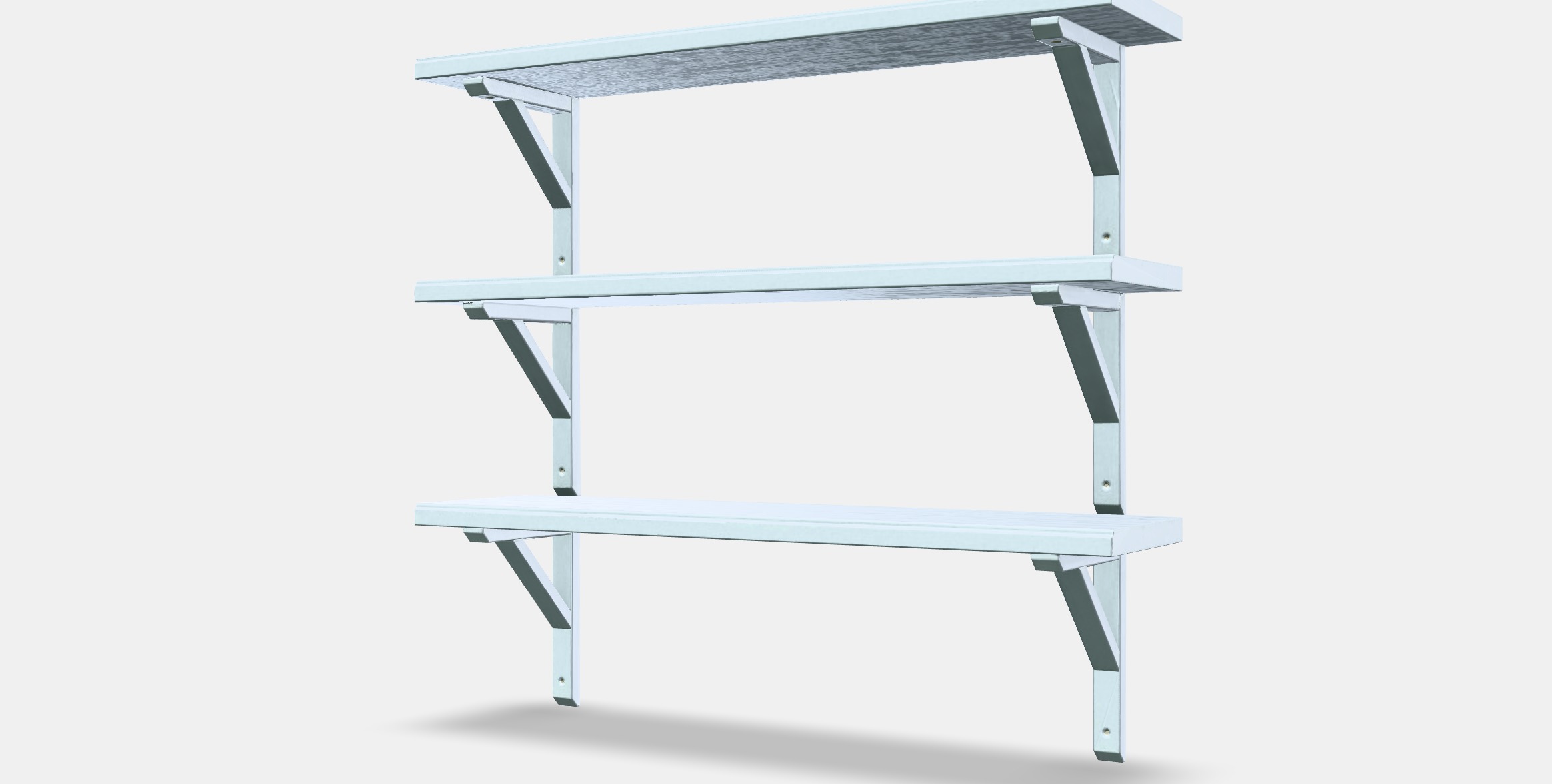 TRANHULT - SANDSHULT Wall shelf combination Low-poly 3D model_13