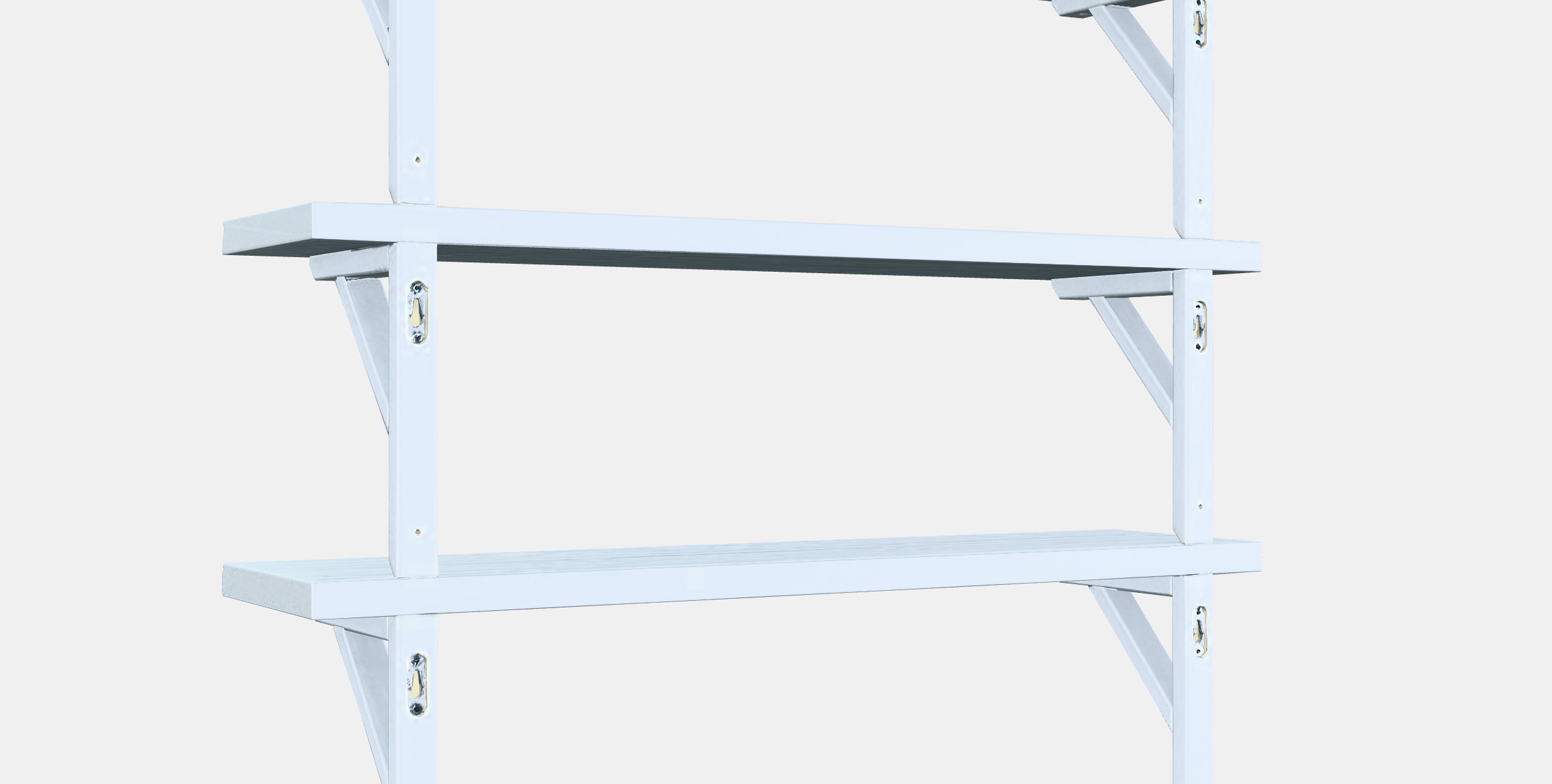 TRANHULT - SANDSHULT Wall shelf combination Low-poly 3D model_2