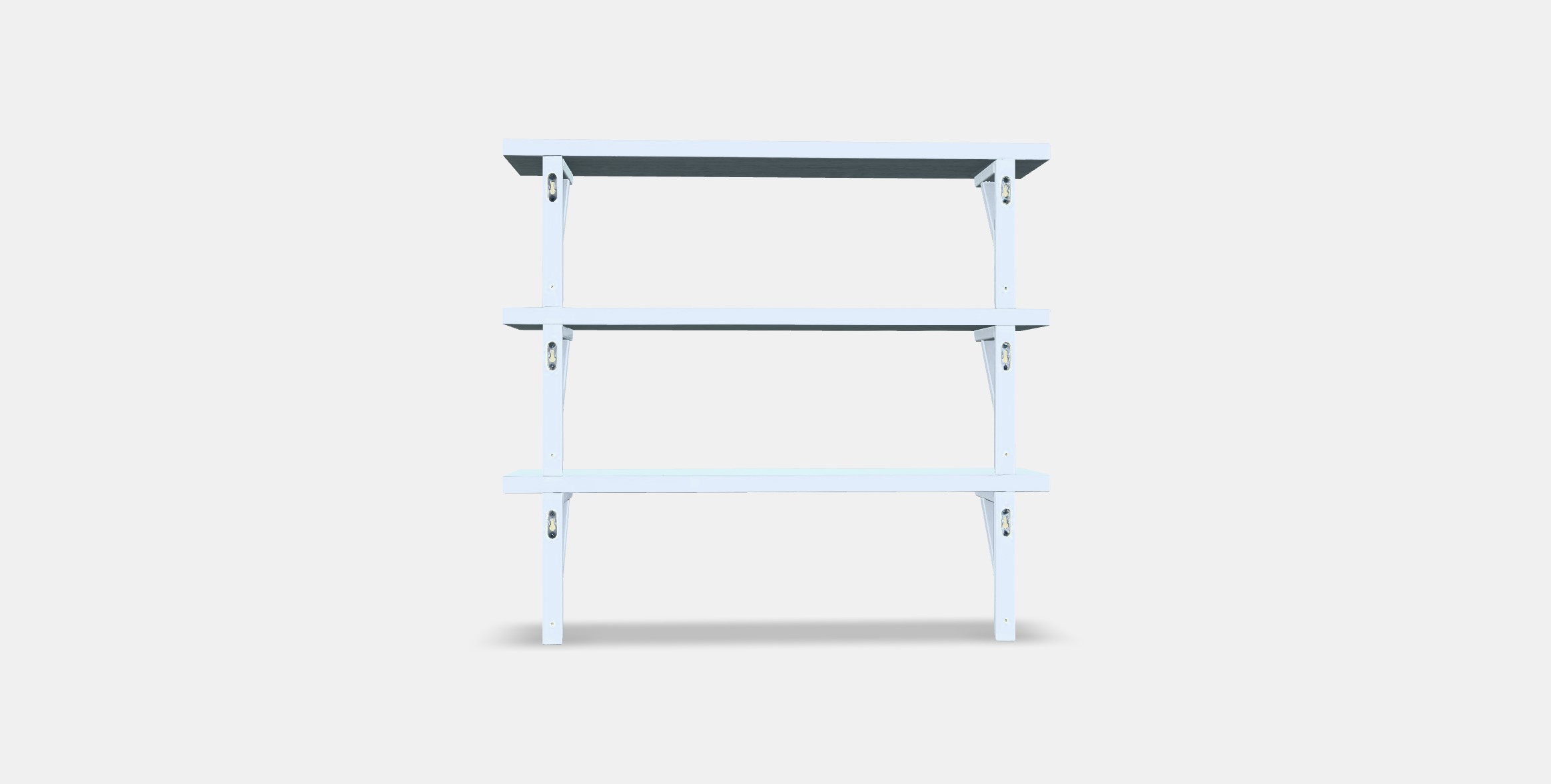 TRANHULT - SANDSHULT Wall shelf combination Low-poly 3D model_14