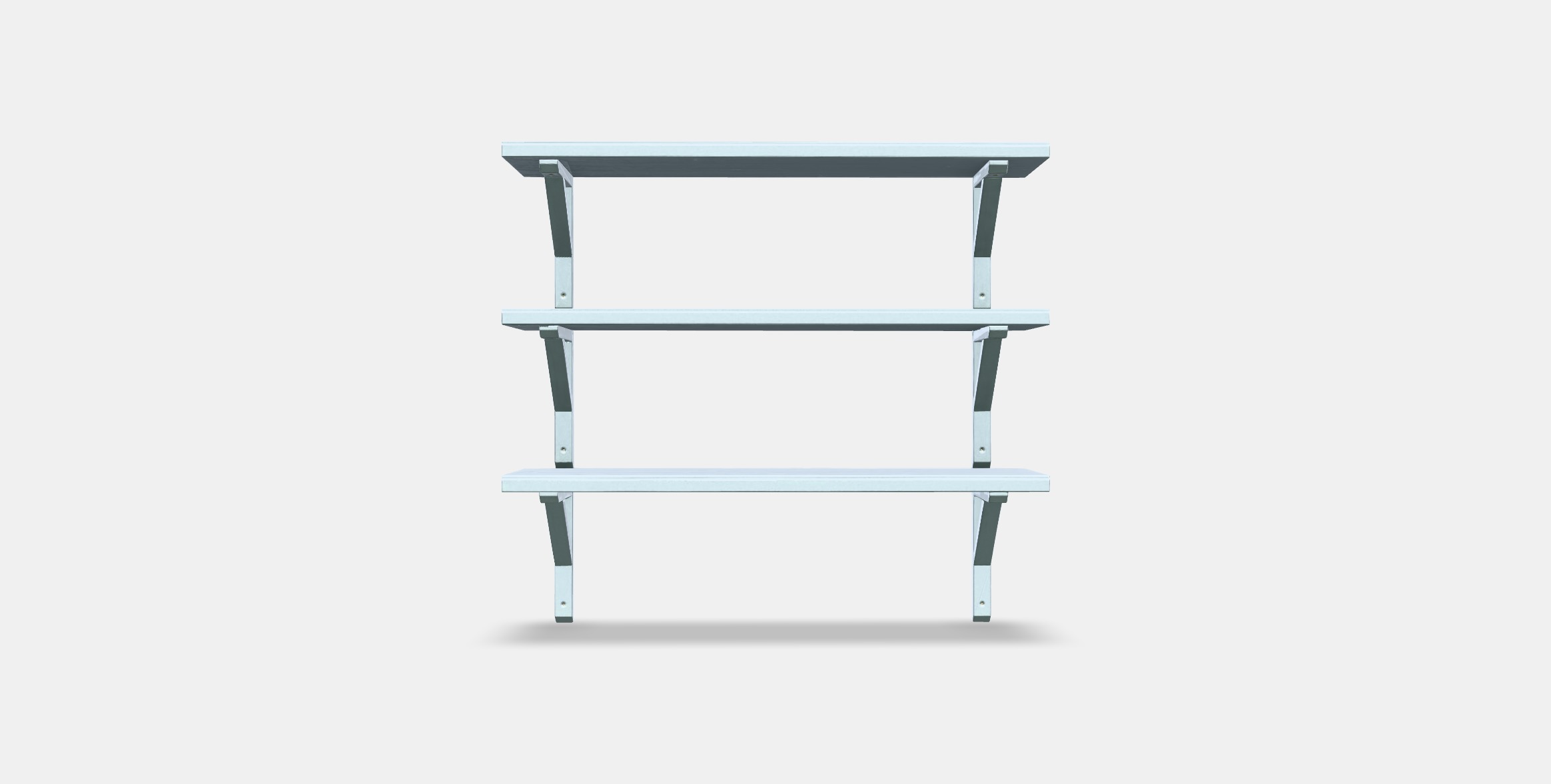 TRANHULT - SANDSHULT Wall shelf combination Low-poly 3D model_10
