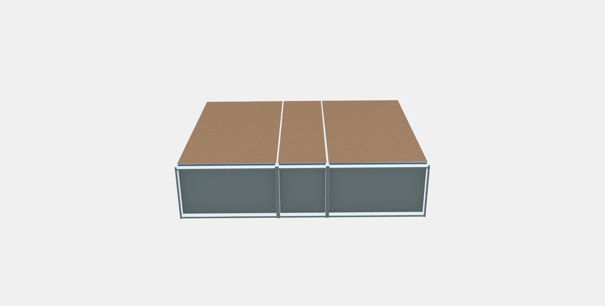 PAX - FORSAND Wardrobe 1 Low-poly 3D model_5