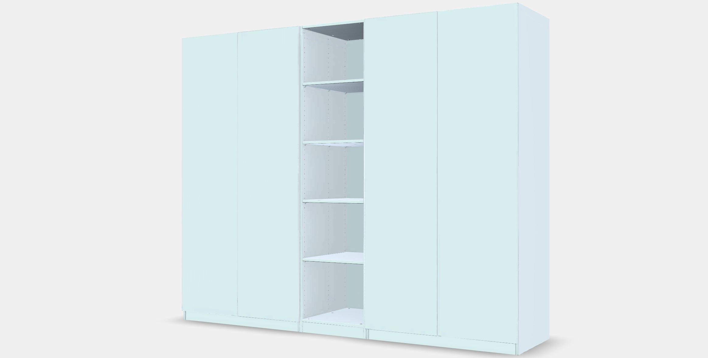 PAX - FORSAND Wardrobe 1 Low-poly 3D model_13