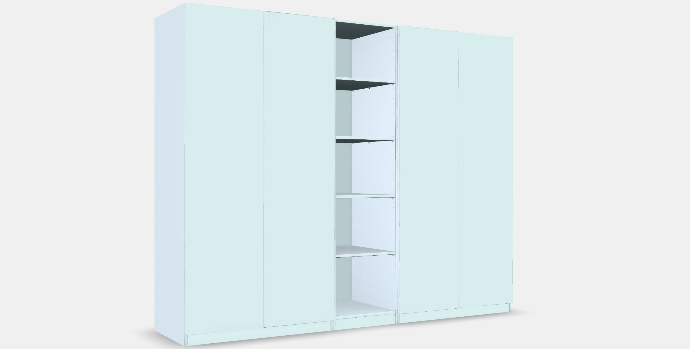 PAX - FORSAND Wardrobe 1 Low-poly 3D model_4