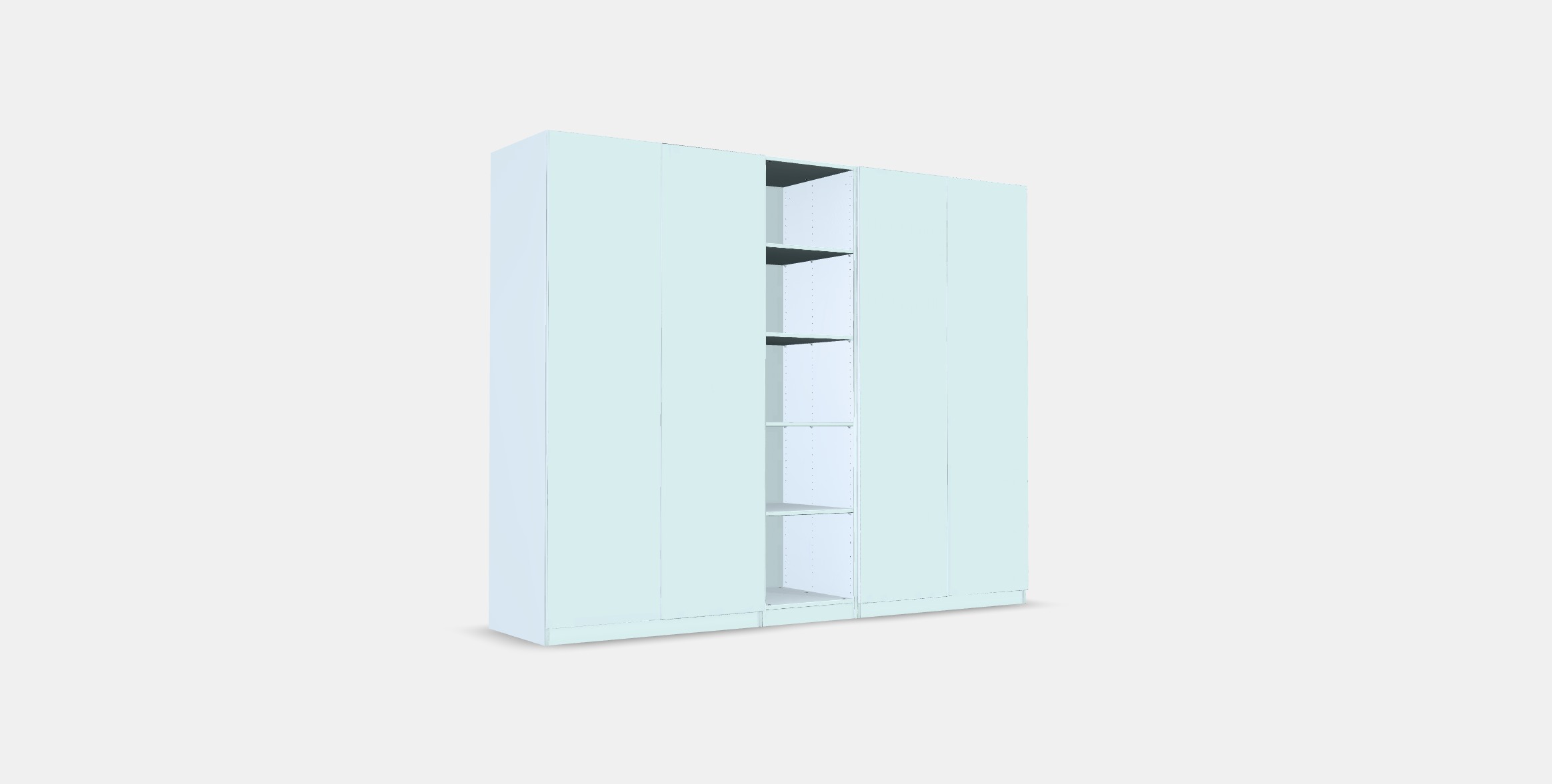 PAX - FORSAND Wardrobe 1 Low-poly 3D model_2