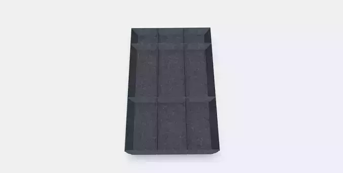 UPPDATERA Adjustable organiser for drawer 2 Low-poly 3D model