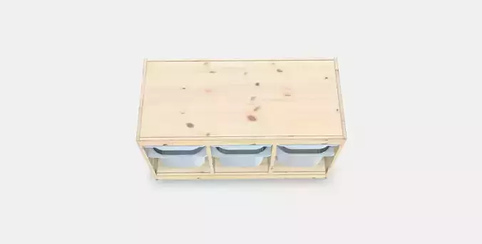 TROFAST Storage combination with boxes 16