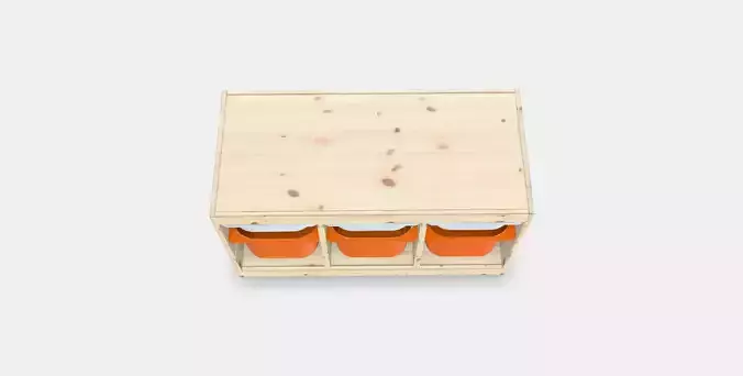 TROFAST Storage combination with boxes 17