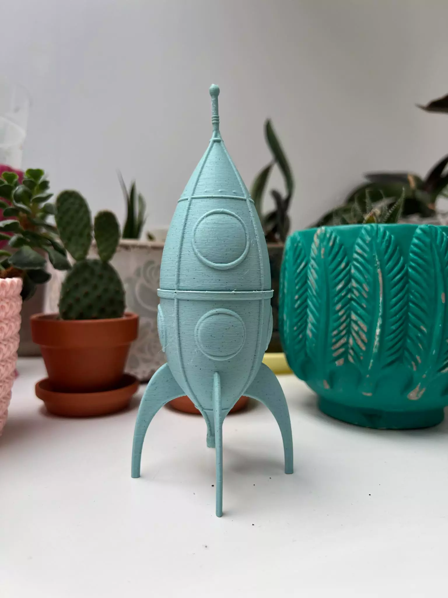 Space Ship box  3D print model_0