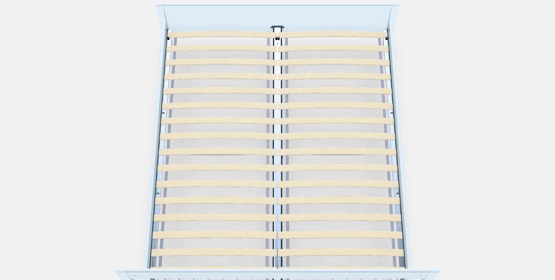 IDANAS Bed frame 7 Low-poly 3D model_6