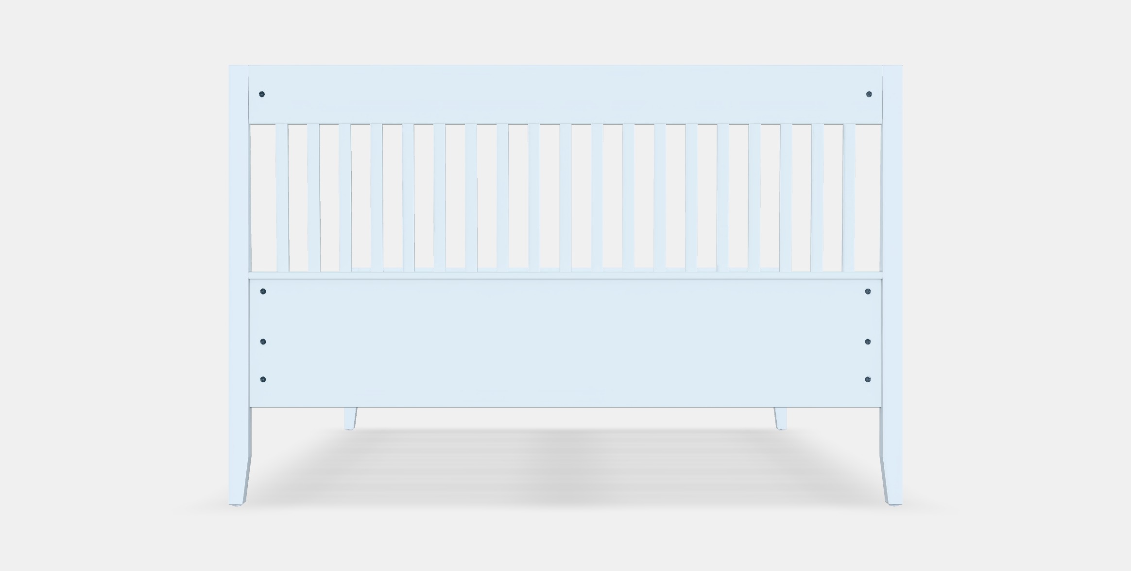 IDANAS Bed frame 7 Low-poly 3D model_15