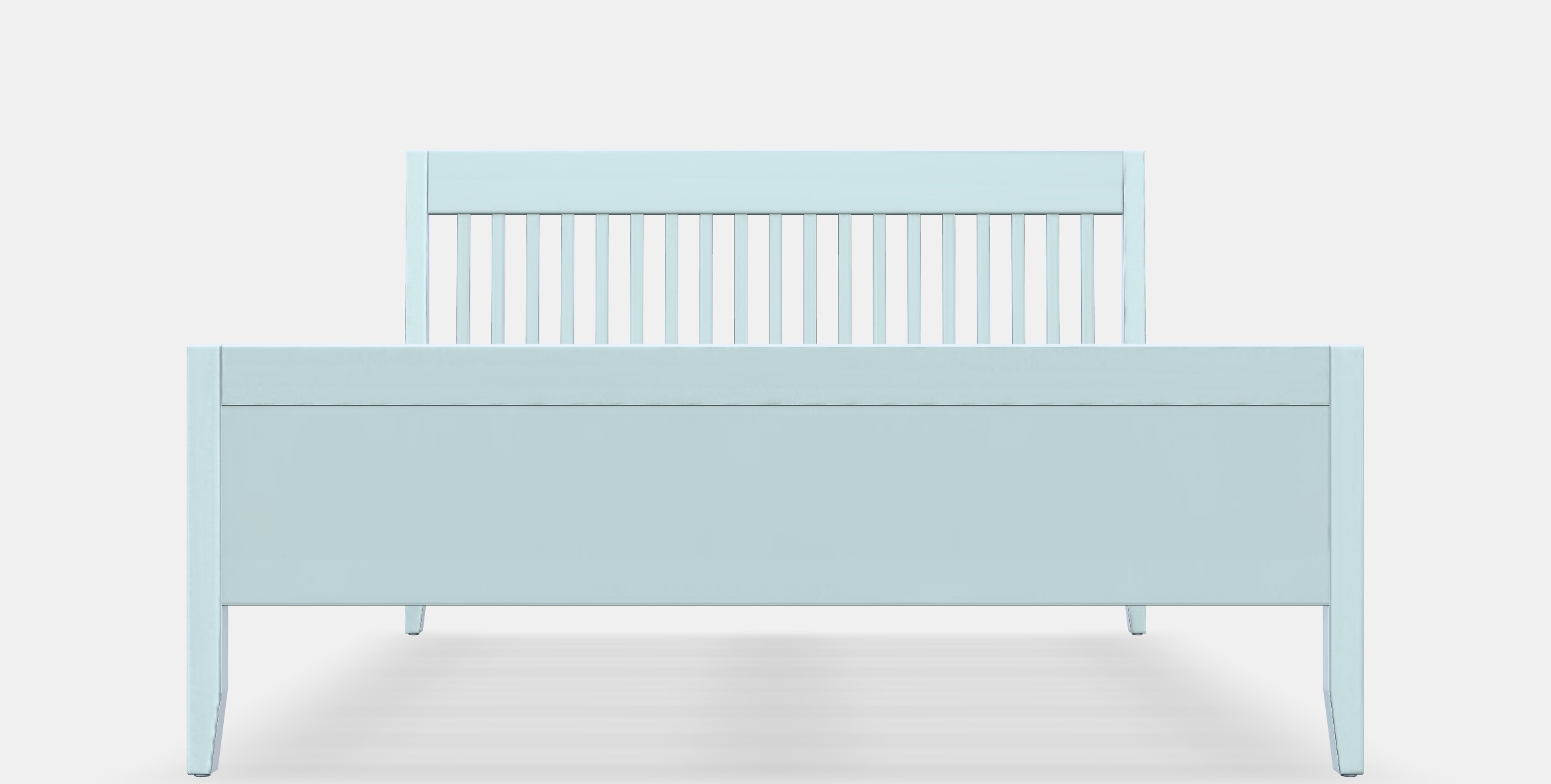 IDANAS Bed frame 7 Low-poly 3D model_11