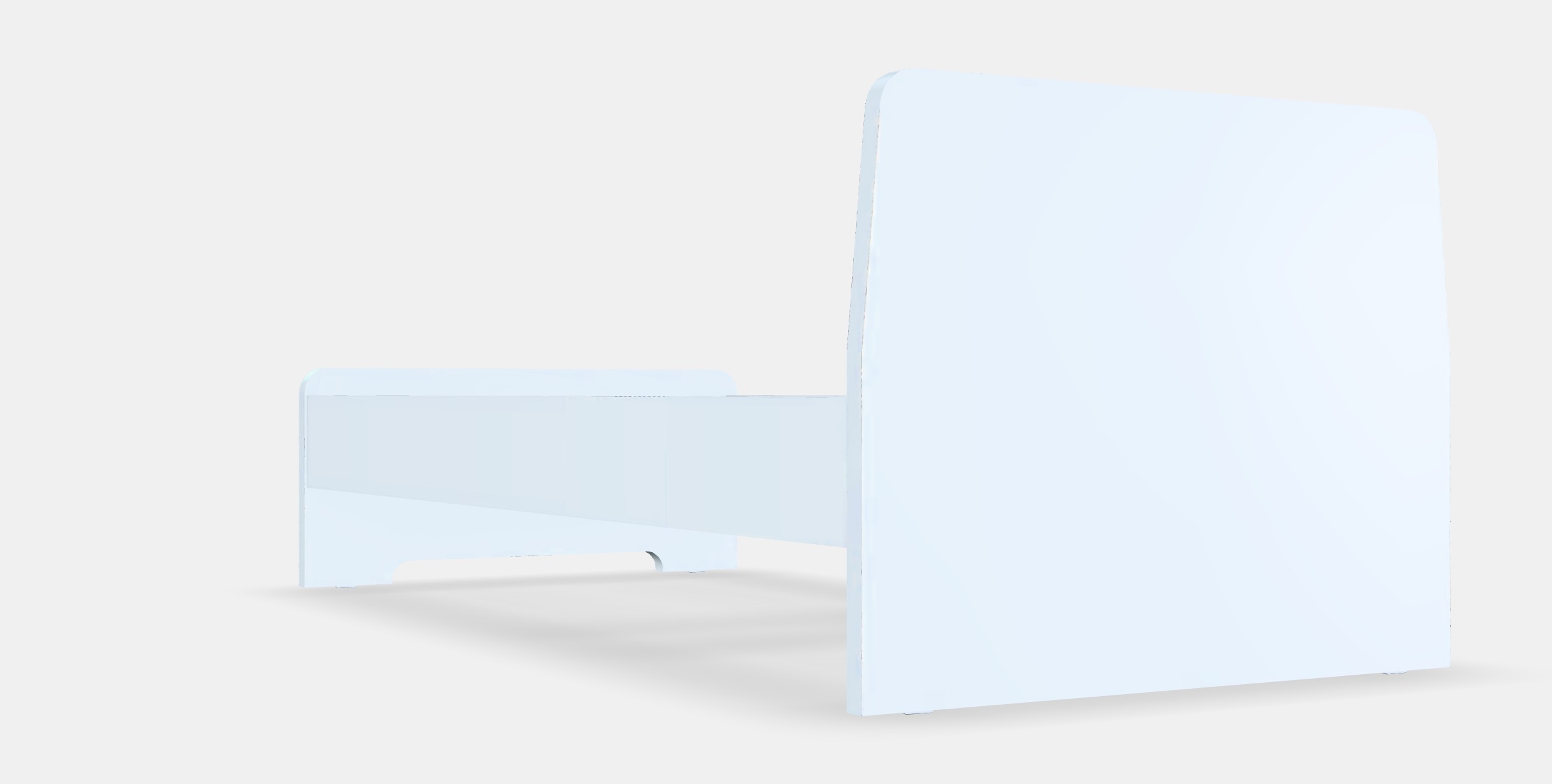 ASKVOLL Bed frame 1 Low-poly 3D model_4