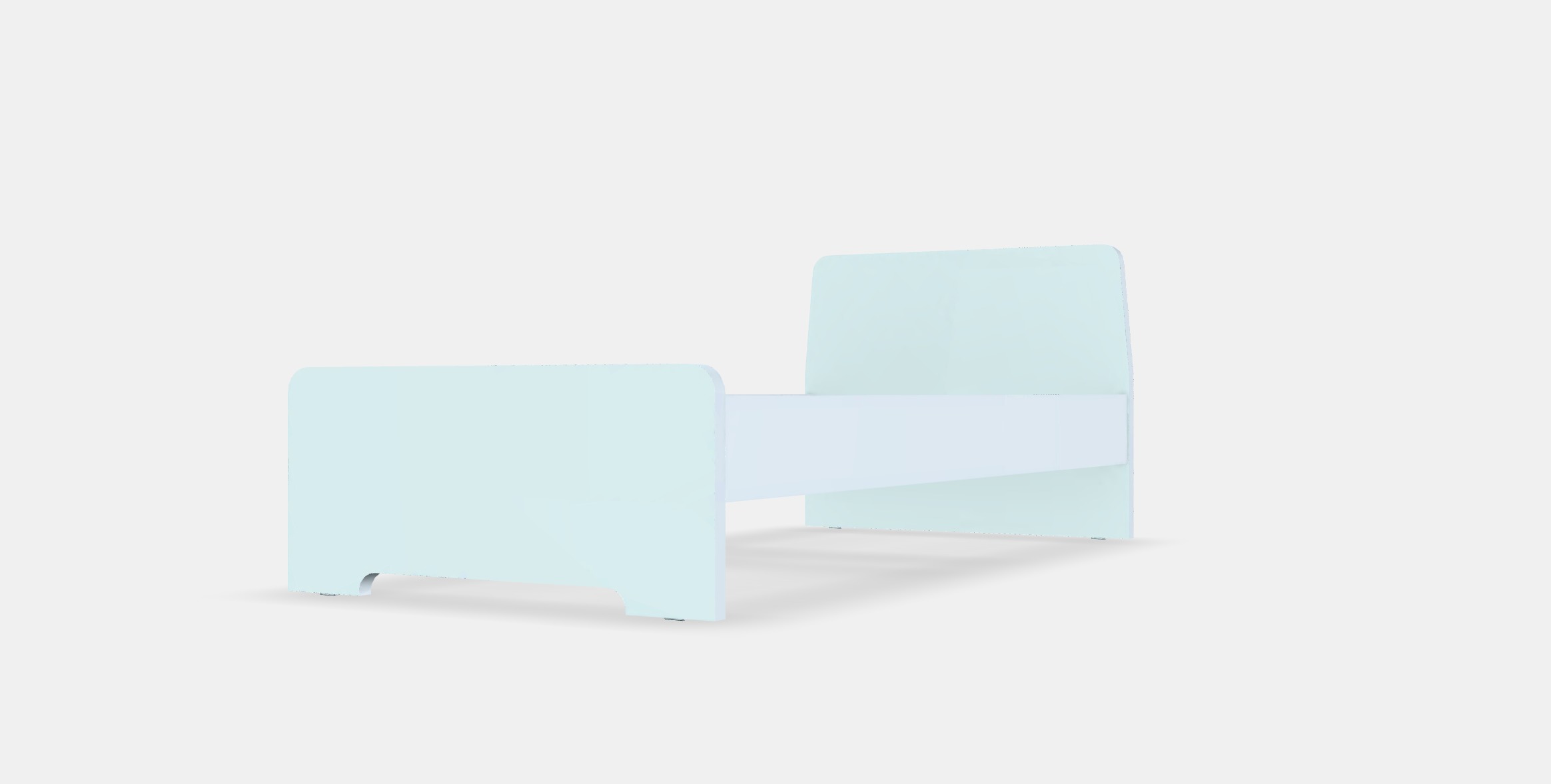 ASKVOLL Bed frame 1 Low-poly 3D model_13