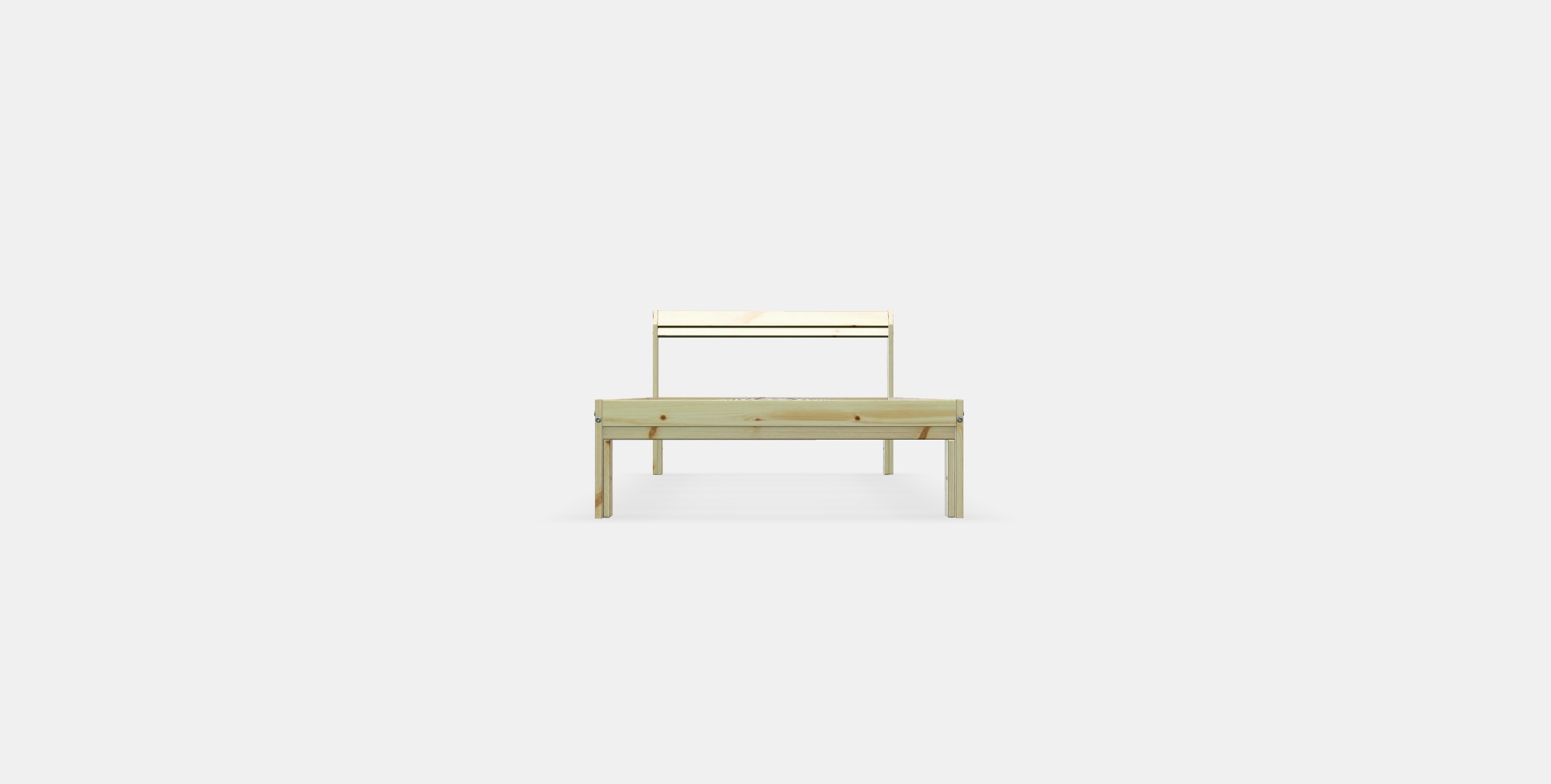 NEIDEN Bed frame 6 Low-poly 3D model_10