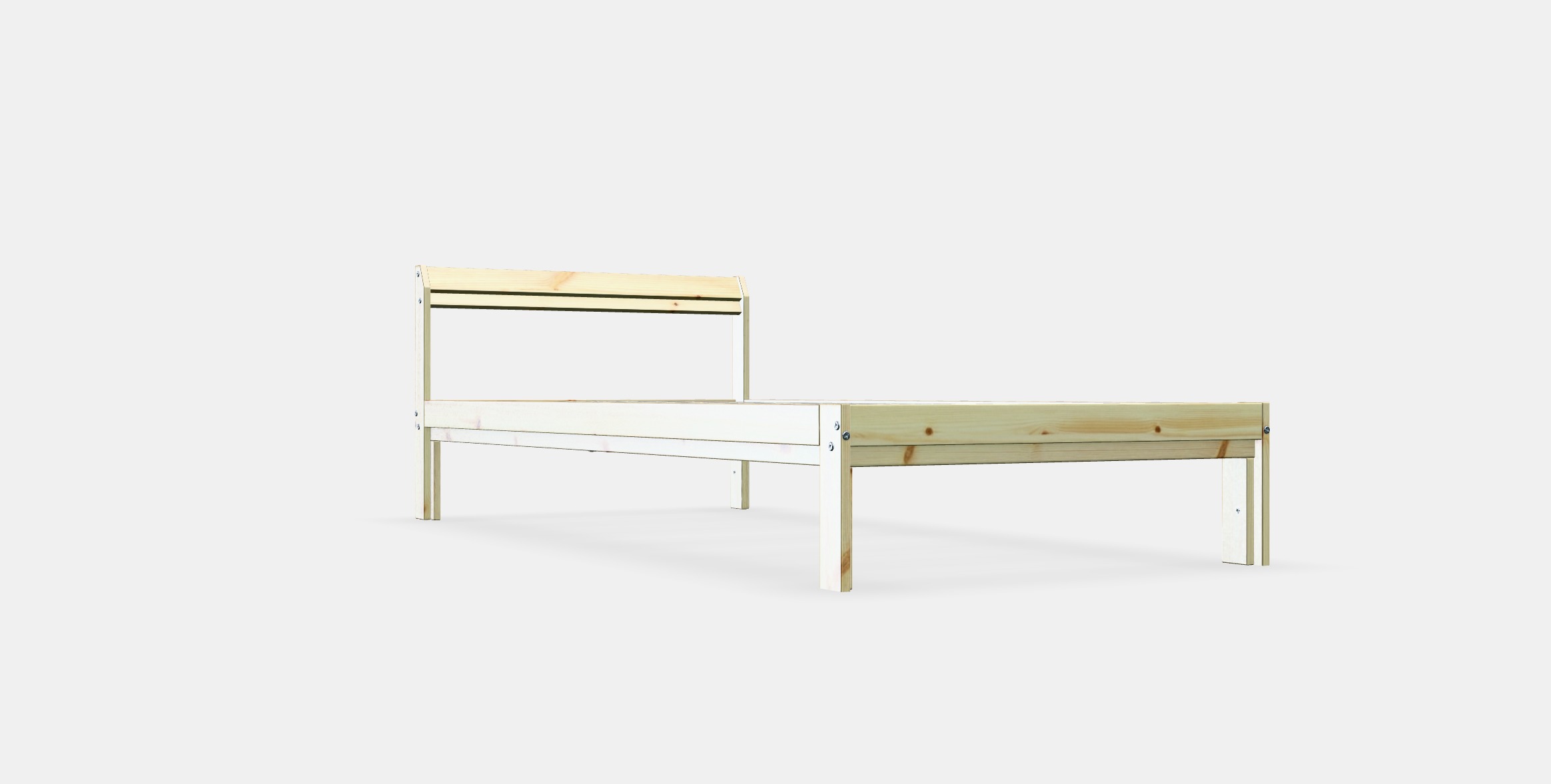 NEIDEN Bed frame 6 Low-poly 3D model_9