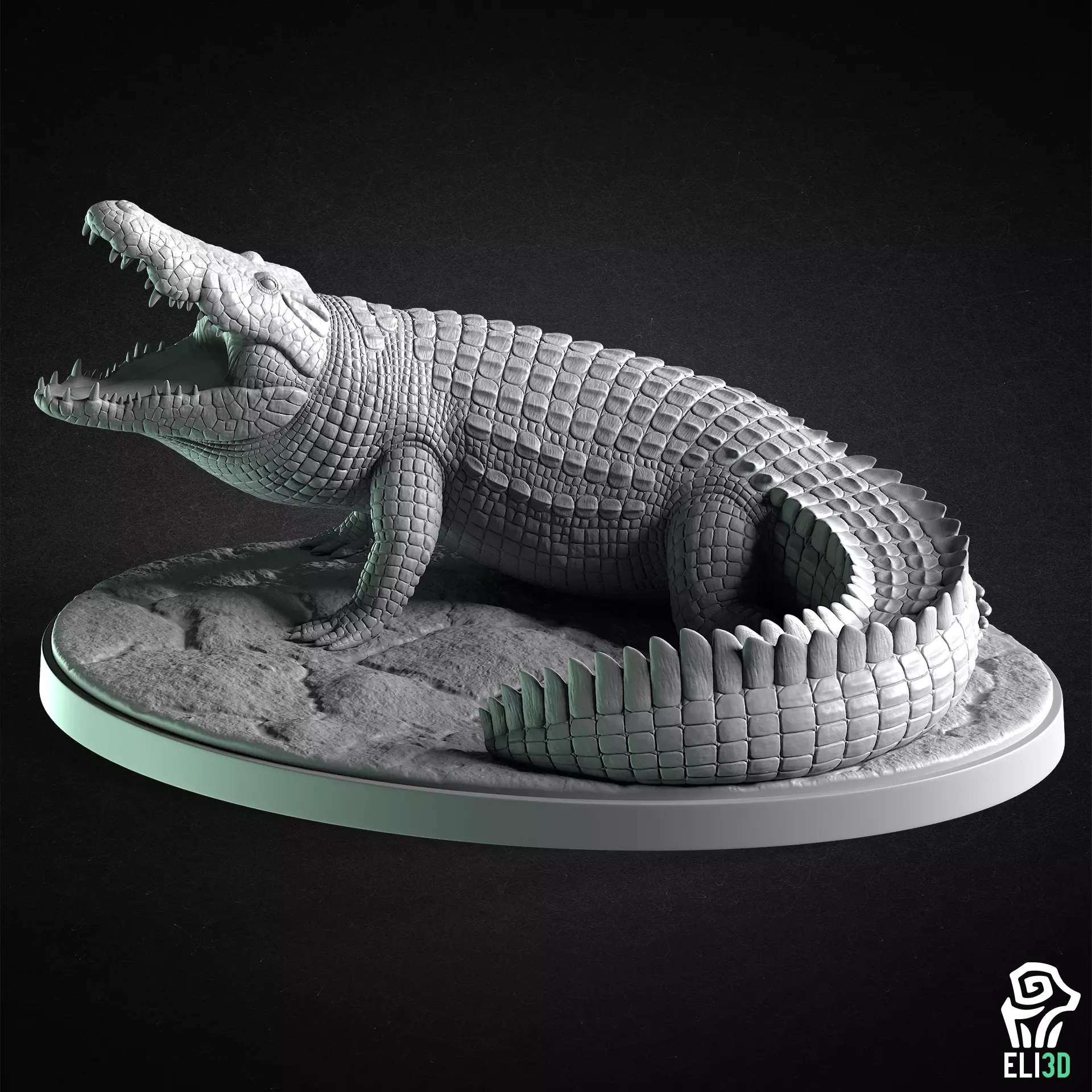 Crocodile - Animal  3D print model_0