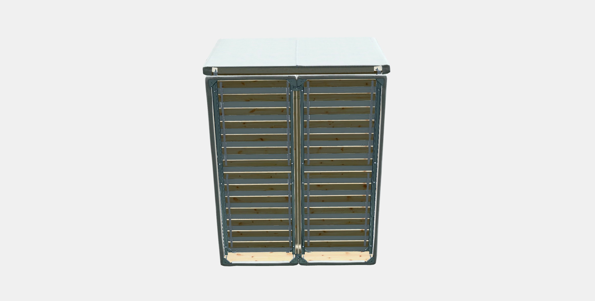 DUNVIK Cover divan bed 4 Low-poly 3D model_6