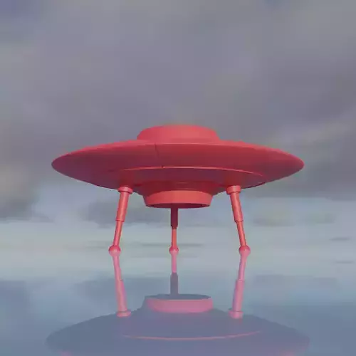 Ufo Space Ship Designer Flower Pot