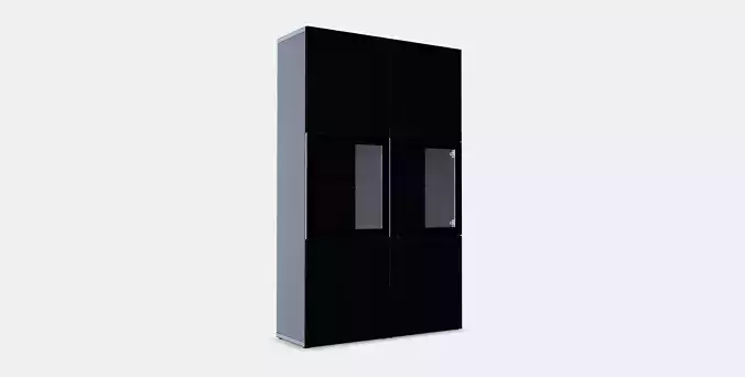 BESTA Storage combination w glass doors 1