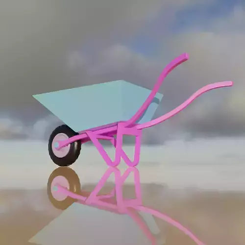 Barrow model for Barbie dollhouse furniture toy 