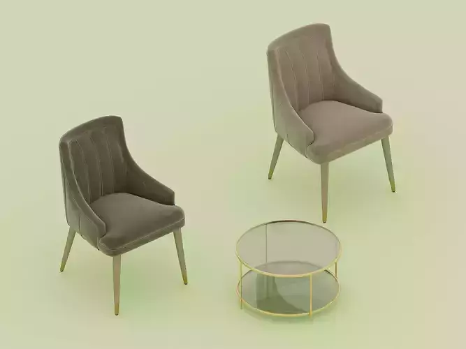 chair set and club table