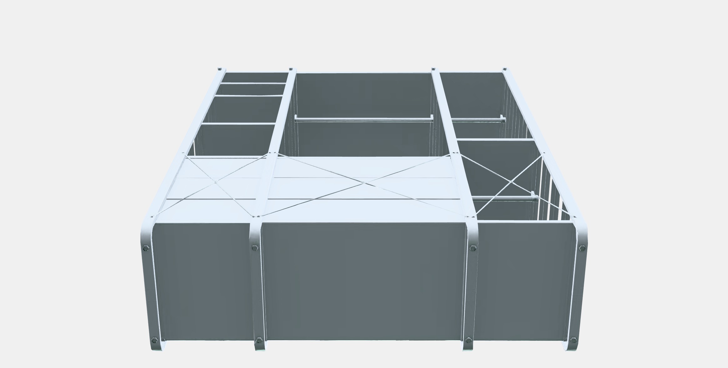 ELVARLI Wardrobe combination 8 Low-poly 3D model_8