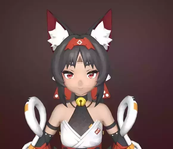 nekomiya mana 3D model