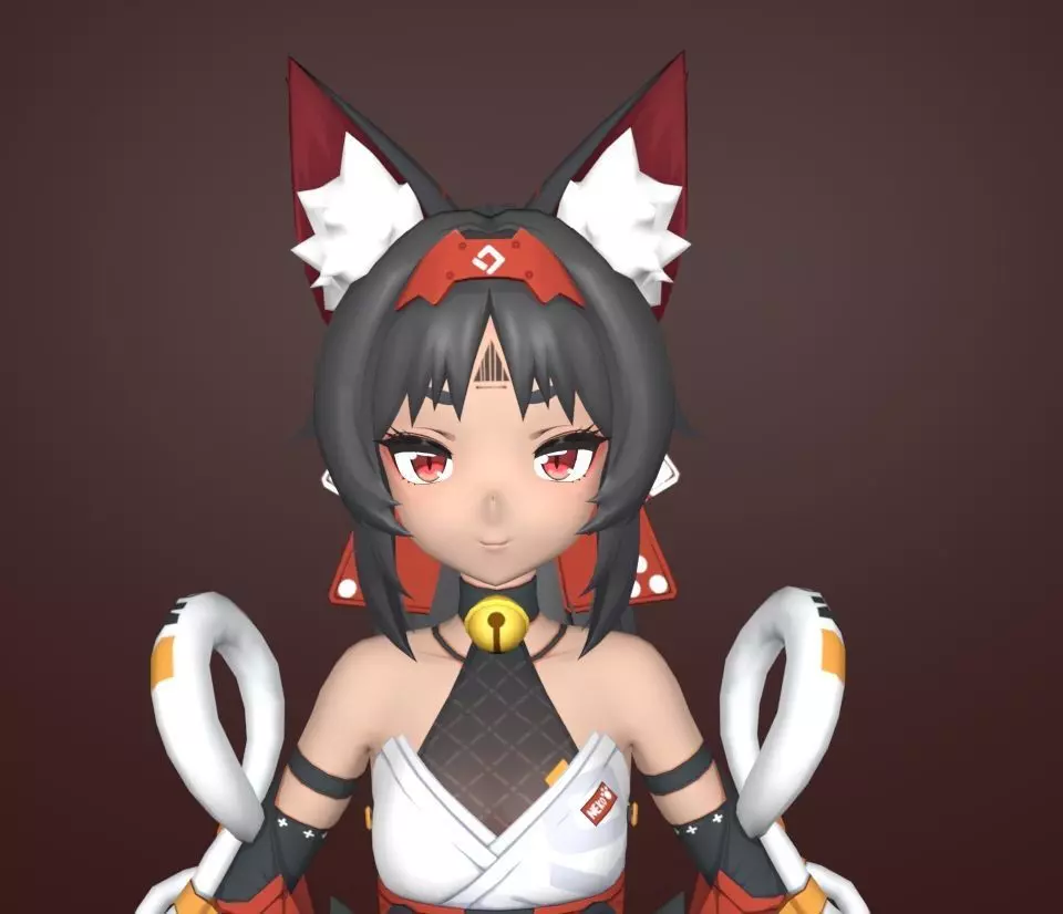 nekomiya mana 3D model