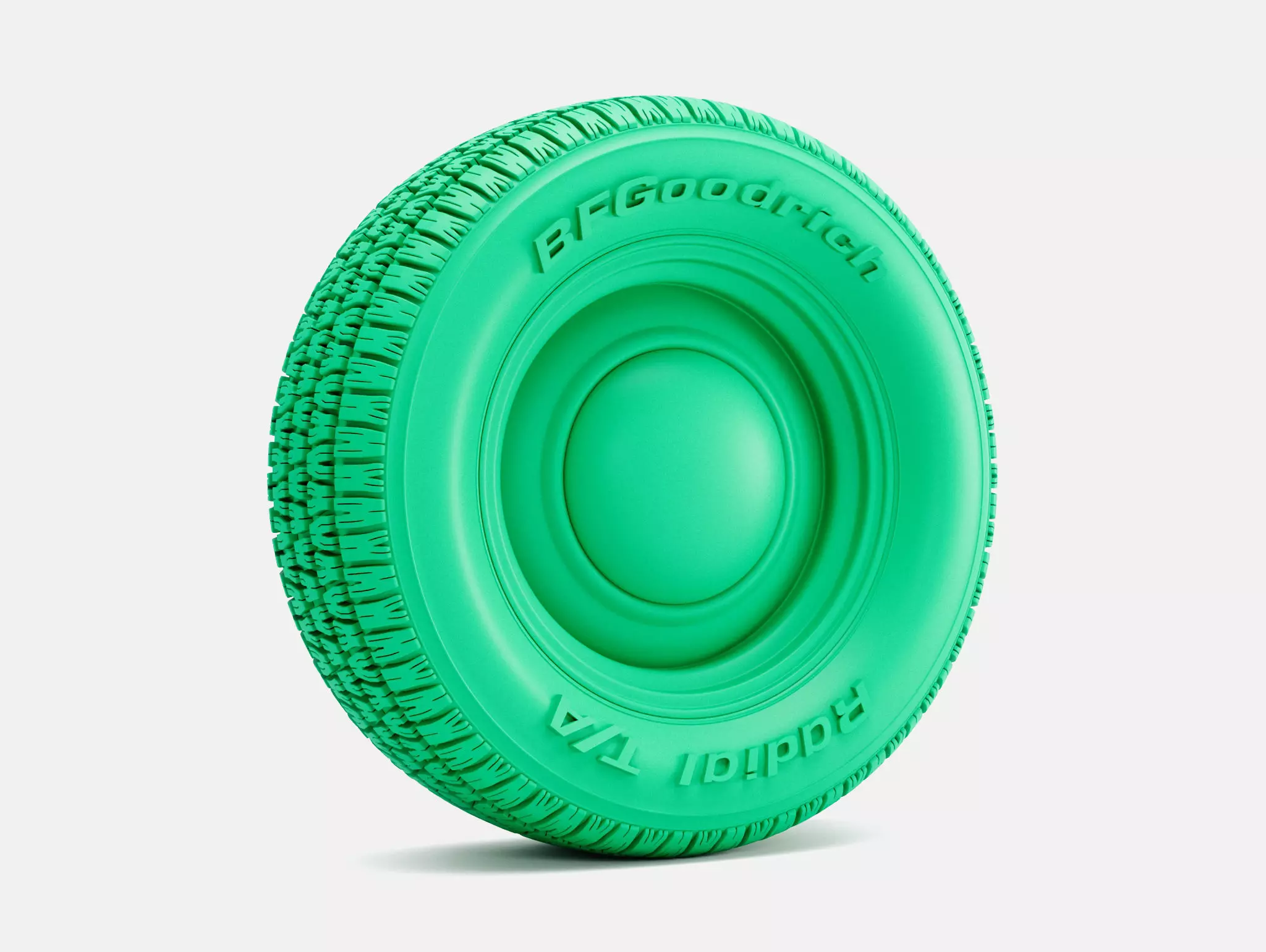 15x7 Smoothie Wheel BFGoodrich Radial TA Tire 3D print model_0