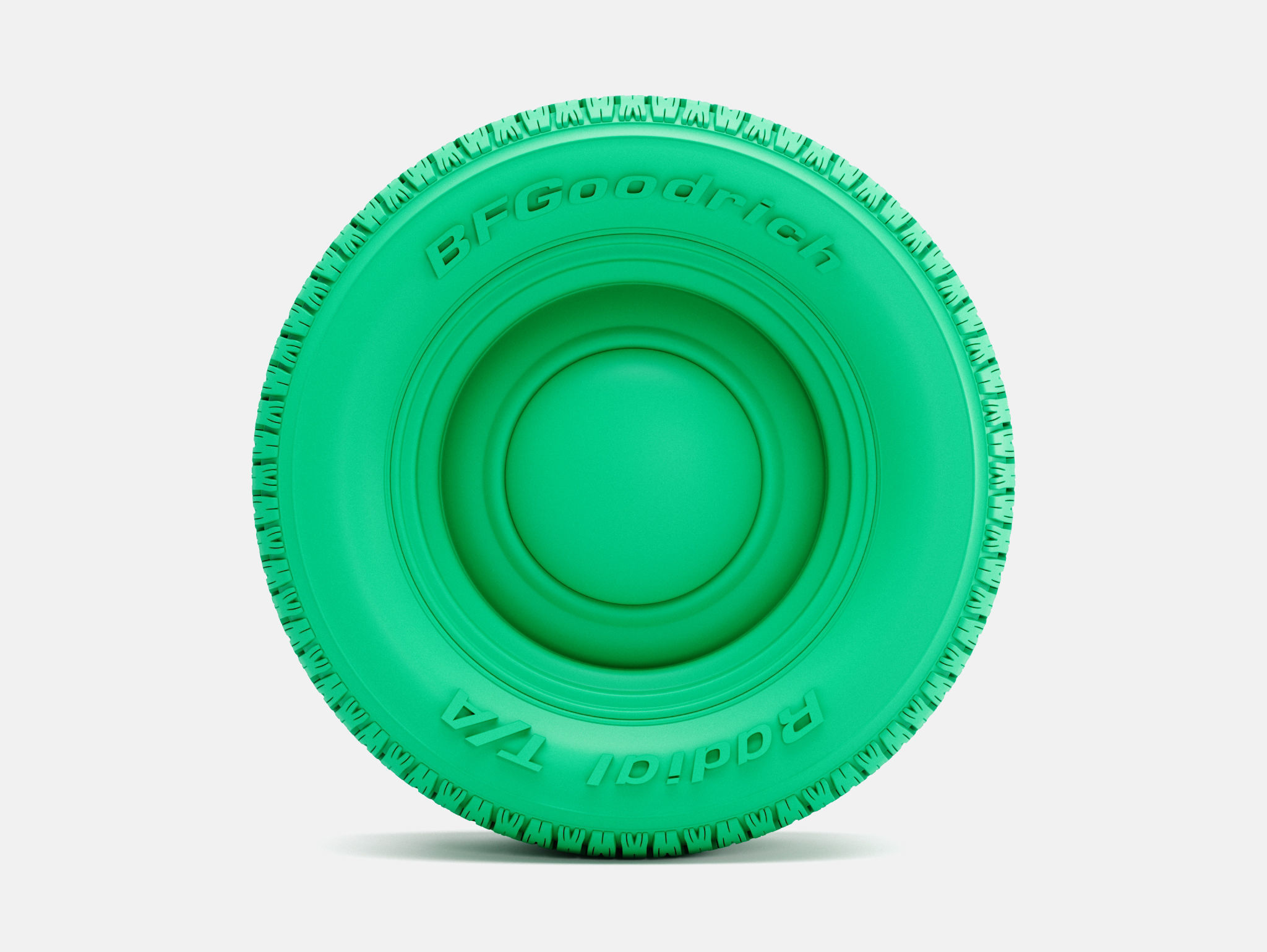 15x7 Smoothie Wheel BFGoodrich Radial TA Tire 3D print model_2